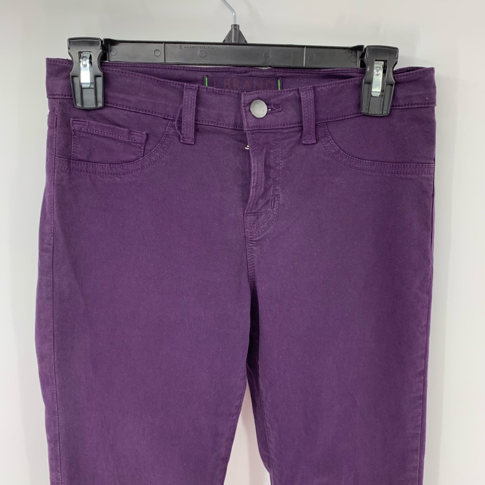J.Brand Skinny Leg Jeans Aubergine Purple Stretch - Picture 3 of 7